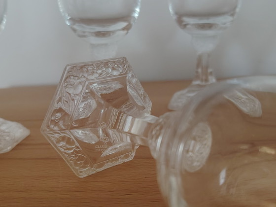 Image 1 of Rosenthal collectie klassieke rose Maria sherryglazen