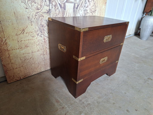 Classic Military chest of drawers, pharmacy cabinet. nightstand dim. 51x34cm and 49cm high
