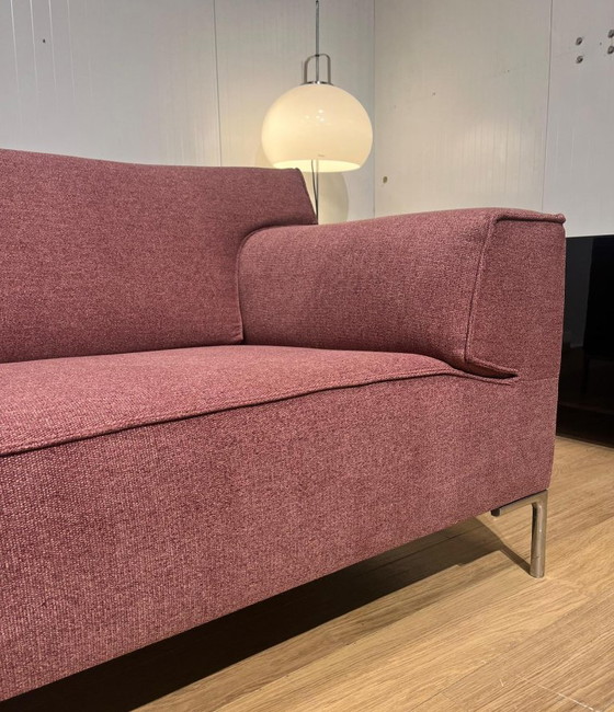 Image 1 of NEU BEZOGENES Design on Stock Bloq Ecksofa Aubergine