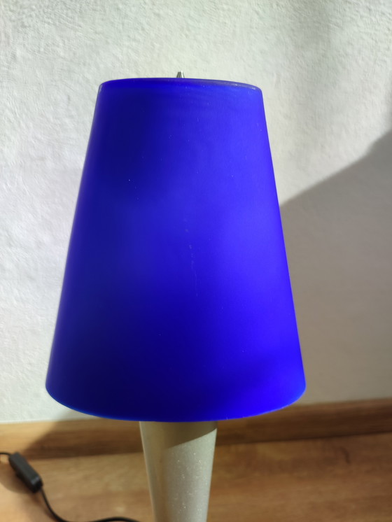 Image 1 of Tord Björklund Kvartett Ikea Tafellamp blauw 