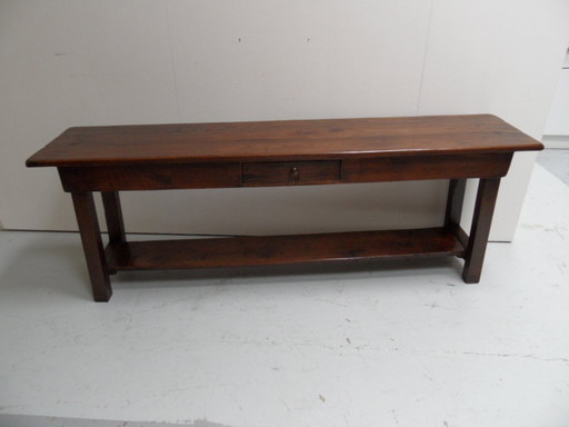 antiek eiken sidetable