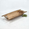 Primitive style large wooden bowl (c.1900) (photo 8 of 9)