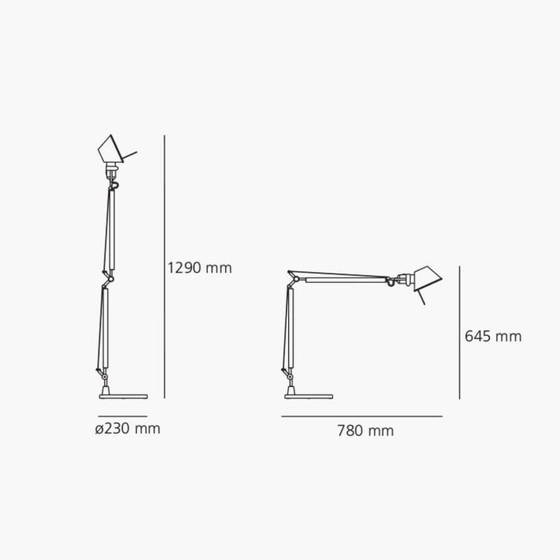 Image 1 of Artemide Tolomeo Tavolo lamp - Black Aluminium