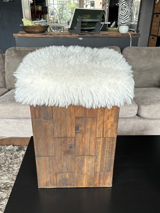Image 1 of Wooden Block/Side Table