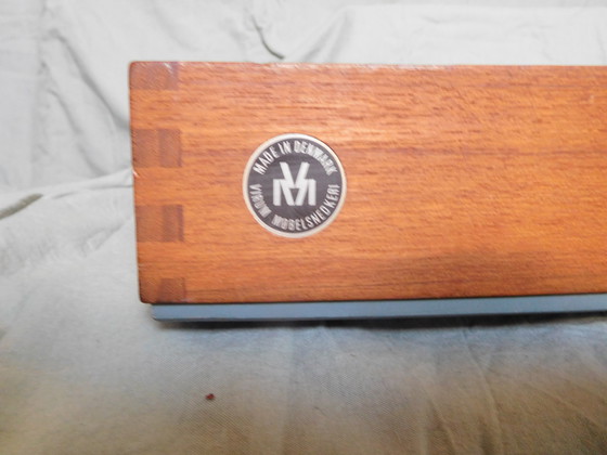 Image 1 of Danish folding sideboard/ coat rack by Hoff & Østergaard for Virum Møbelsnedkeri