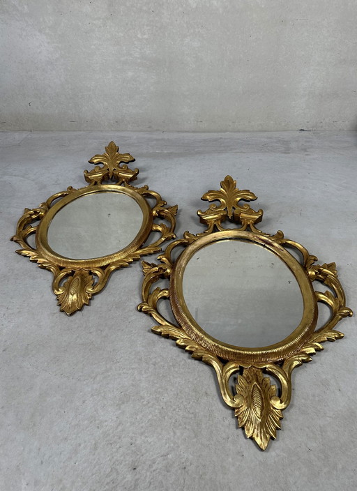2x Vintage mirrors