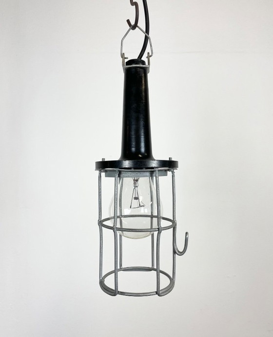 Image 1 of Lampe de travail suspendue vintage en bakélite de style industriel, années 1960