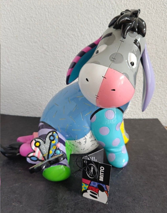 Disney by Romero Britto, Big Fig Eeyore (25.5cm), Retirado, Objetos decorativos, Otro, Multicolor (foto 11 de 15)