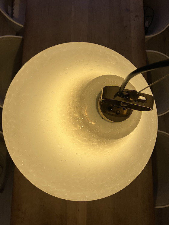 Image 1 of Lampada a sospensione in vetro di Murano con ottone Glashütte Limburg