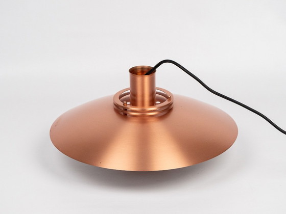Vintage Copper Pendant Lamp by Form-Light, Danish Mid-Century Modern Lighting, 1960s Scandinavian Design (photo 4 of 11)