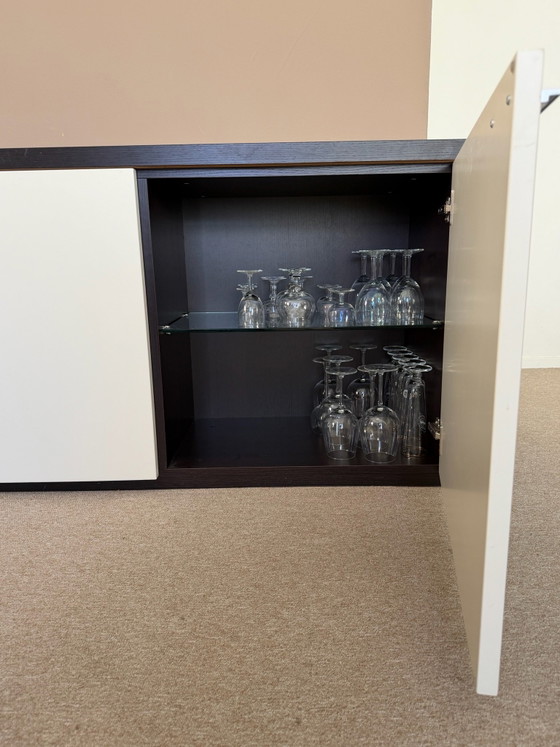 Modern Sideboard with 3 doors – Glass, Metal (photo 5 of 6)