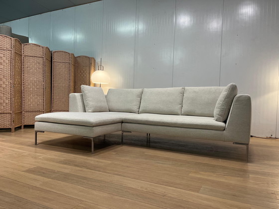 Image 1 of Sofá esquinero Charles de B&B Italia, recién tapizado (color crudo)