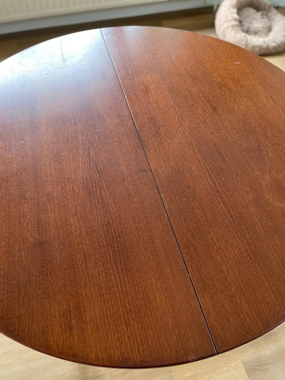 Mid Century Esstisch - ausziehbar – Esstische, Holz (photo 8 of 9)