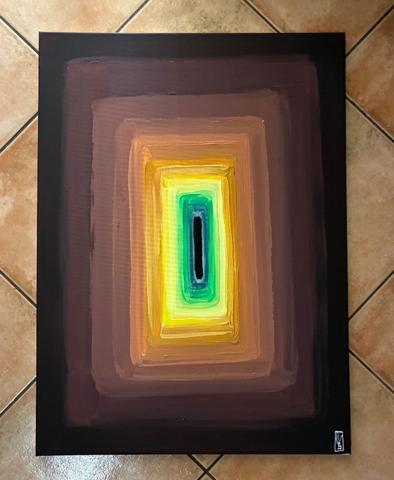 Pulsazione Cromatica II – Paintings & Drawings, Canvas (photo 3 of 10)