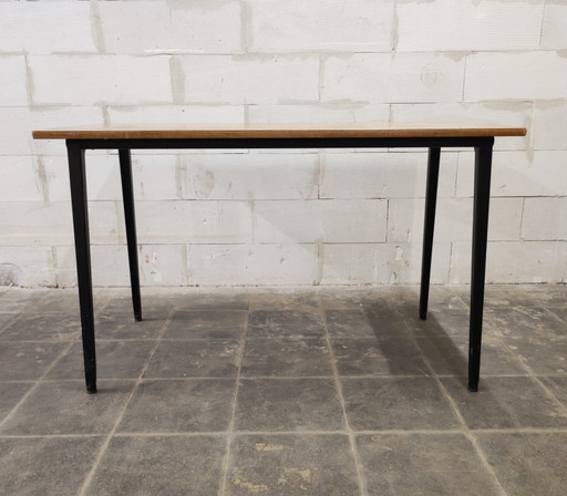 Friso Kramer # Reform table # Ahrend De Cirkel 50s – eettafels, Metal, Wood