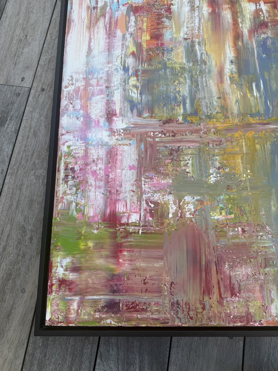 Image 1 of Artwork incl. floating frame 90x70cm