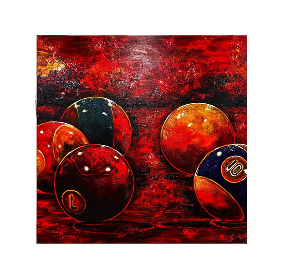 Image 1 of Dipinto di Ilona Hendriks 'Facciamo una palla'