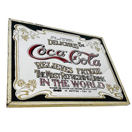 Image 1 of Miroir vintage Coca Cola 1970