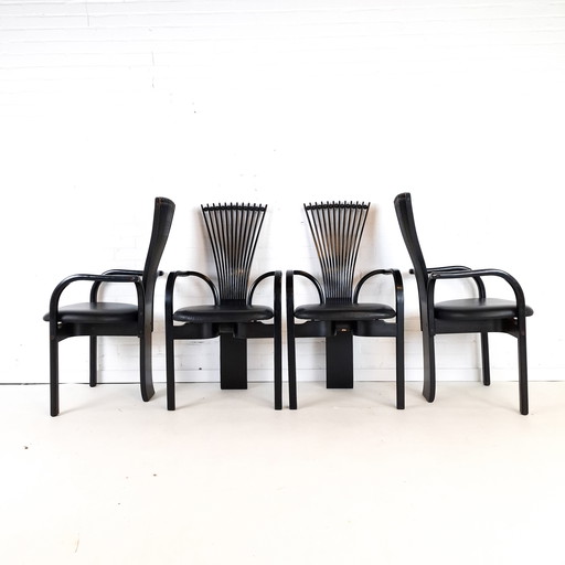 4x vintage chair Totem Torstein Nilsen