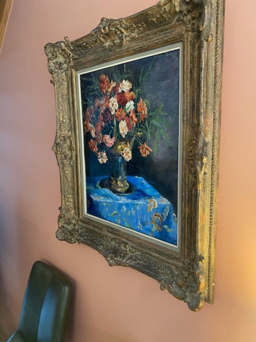 Tableau « Splendeur florale » – schilderijen tekeningen, Wood, Canvas (photo 2 of 8)