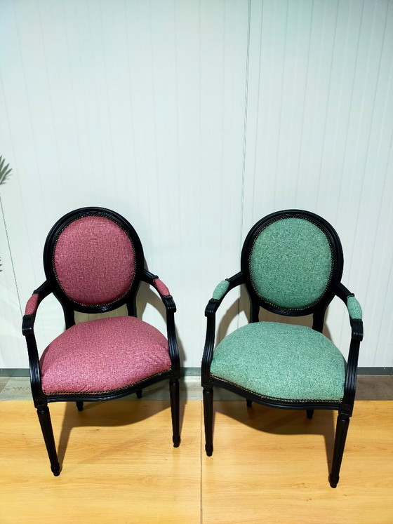 Set di poltrone vintage – Textile, Wood (photo 6 of 7)
