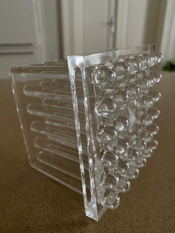 Image 1 of Guzzini Fakiro VIP Utensilo, portapenne in lucite degli anni '80, Italia, raro e bellissimo