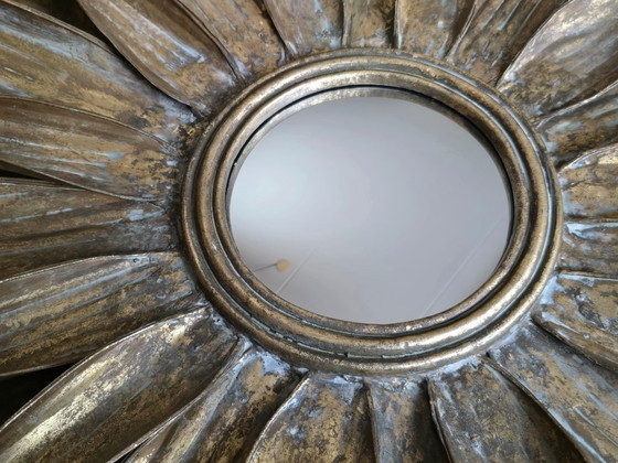 Image 1 of Enorme espejo de mayordomo Sunburst