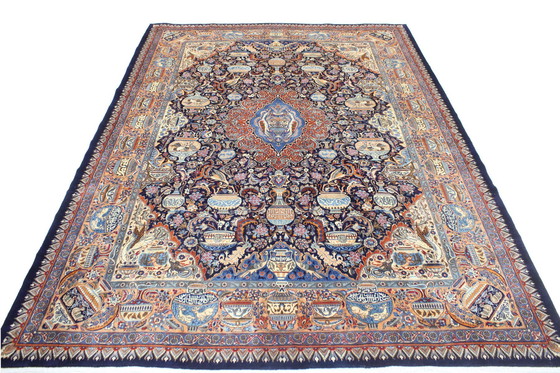 Image 1 of Tapis persan original noué à la main Kashmar Fein Paradise Design 400 X 296 cm Top Condition