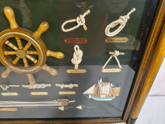 Image 1 of Schiffsdiorama in einem wunderschönen Rahmen