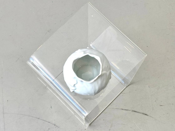 Image 1 of Organically shaped (cabbage-shaped) porcelain vase, 1970s