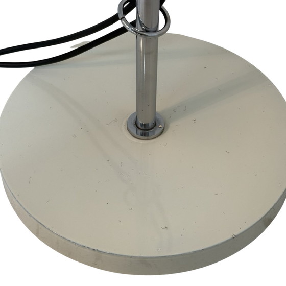 Image 1 of Gepo - Space Age Design / MCM Floor lamp with two shades - White - Fully original
