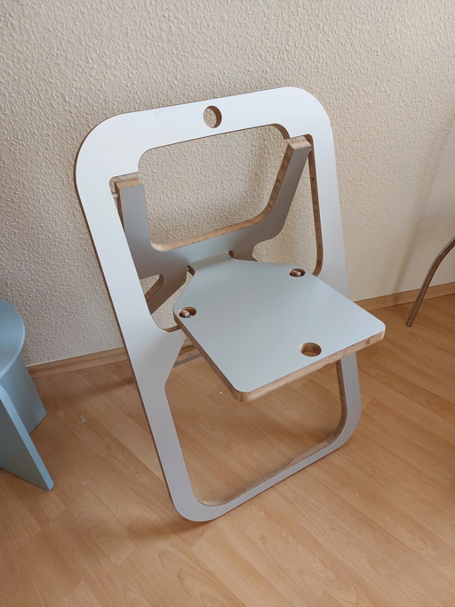 DESIGN Folding Chair Folding Chair Vange Aluminum Bamboo C. Desile