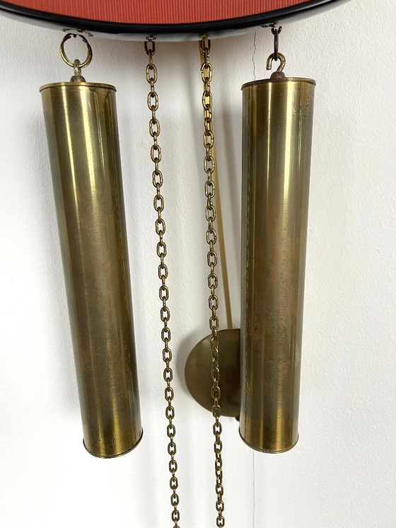 Image 1 of Junghans wall clock pendulum clock Mid - Century Vintage