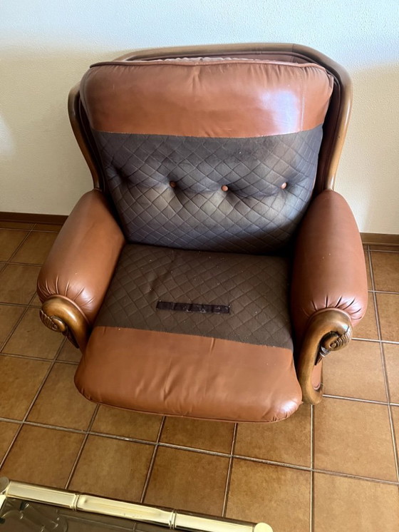 Image 1 of Set divano e poltrone ( 3 ) Vintage in pelle