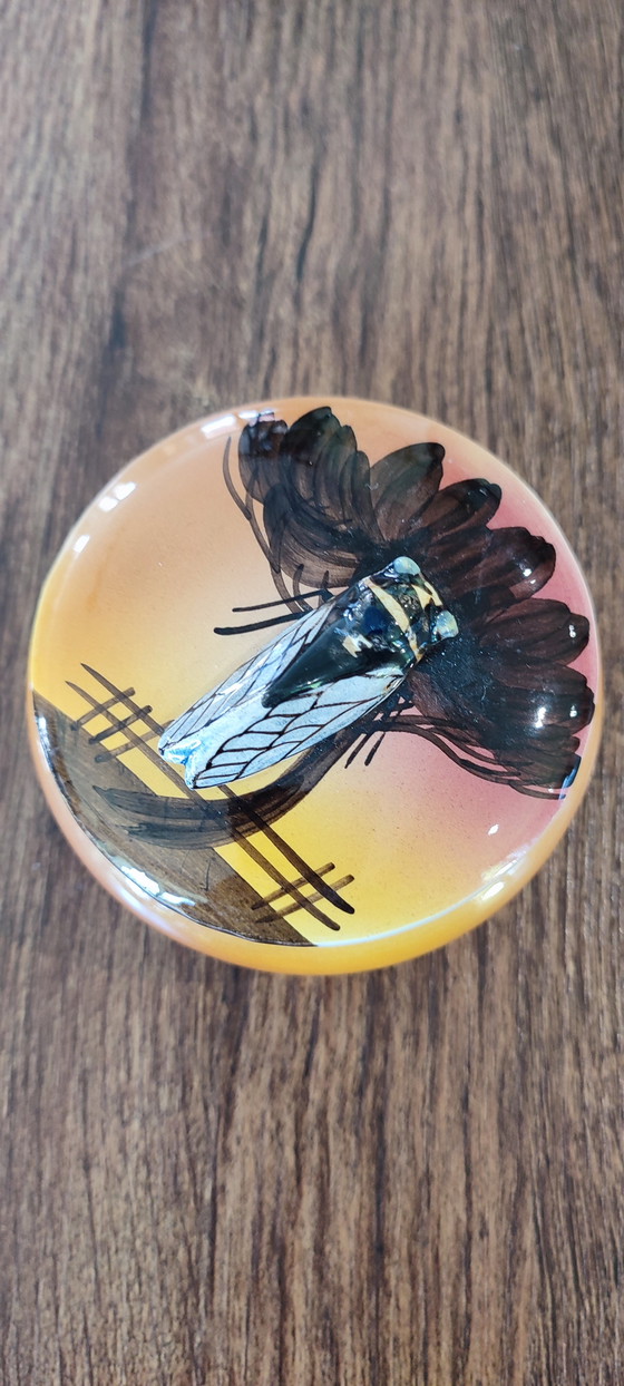 Image 1 of Bonbonnière cigale Louis Sicard in Vallauris