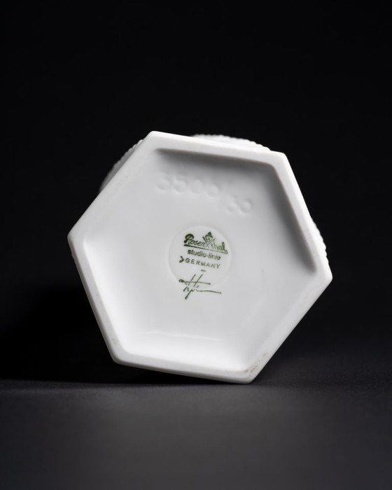 Image 1 of ROSENTHAL Studio-Line WERNER UHL Bisque Porcelain Vase Trio PISA Postmodernism