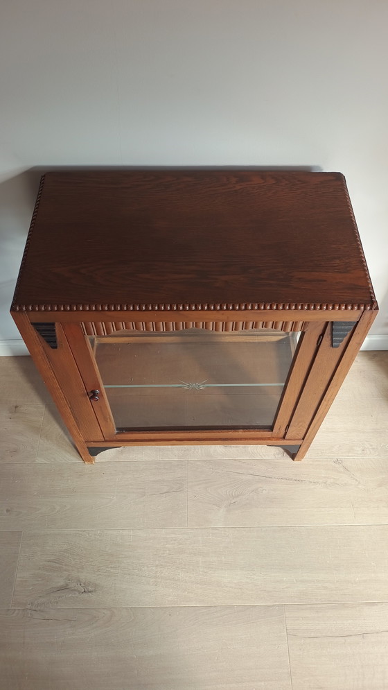 Image 1 of Vitrine der Art-Deco-Schule der Amsterdamer Schule