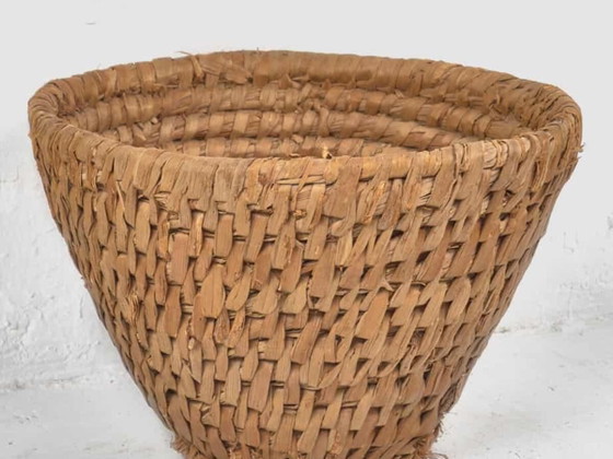 Cesta de mimbre antigua (c.1930) – Objetos decorativos, Wicker (photo 2 of 9)
