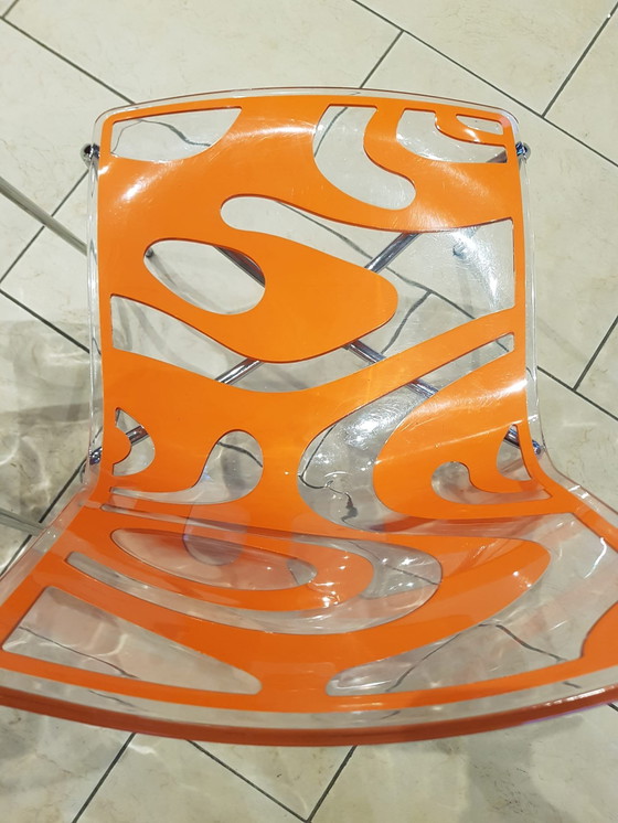 Image 1 of 4 x Pedrali Scab Wave Orange