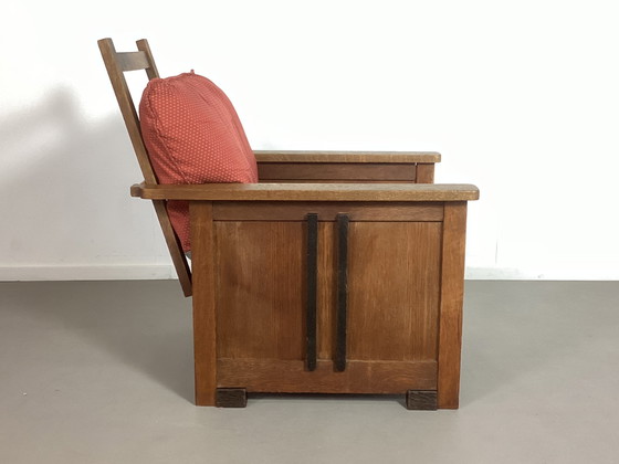 Image 1 of Amsterdamse School Fauteuil Reclining Easy Chair