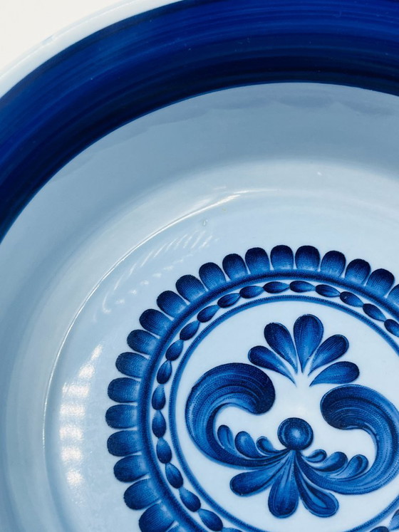 Image 1 of Kahla Bleu Saxe saladekom van porselein uit de DDR