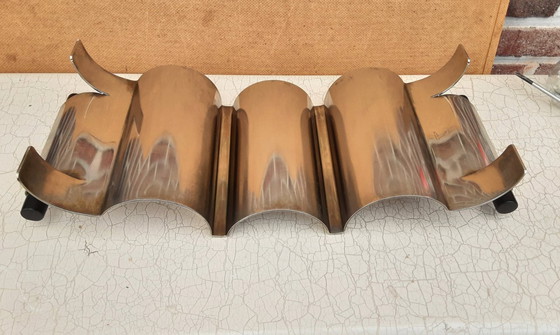 Image 1 of Portabottiglie d'epoca in cromo, molto buono, 1960