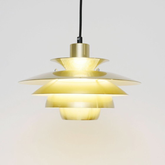 Image 1 of Lampada vintage dorata, Danimarca anni '70