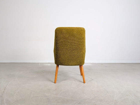 Image 1 of Poltrona originale di metà secolo, sedia da cocktail Bouclé, vintage retrò, GDR