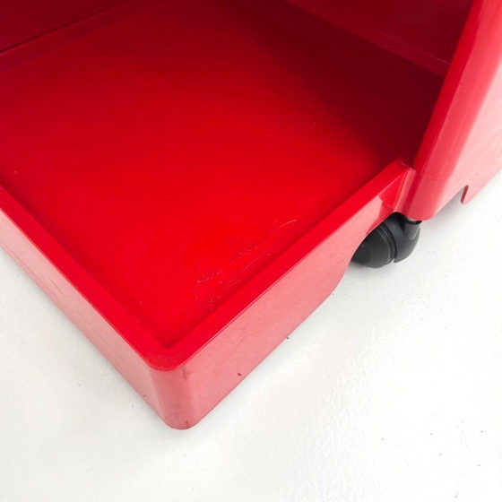Image 1 of Red Boby Trolley by Joe Colombo for Bieffeplast, 1960s