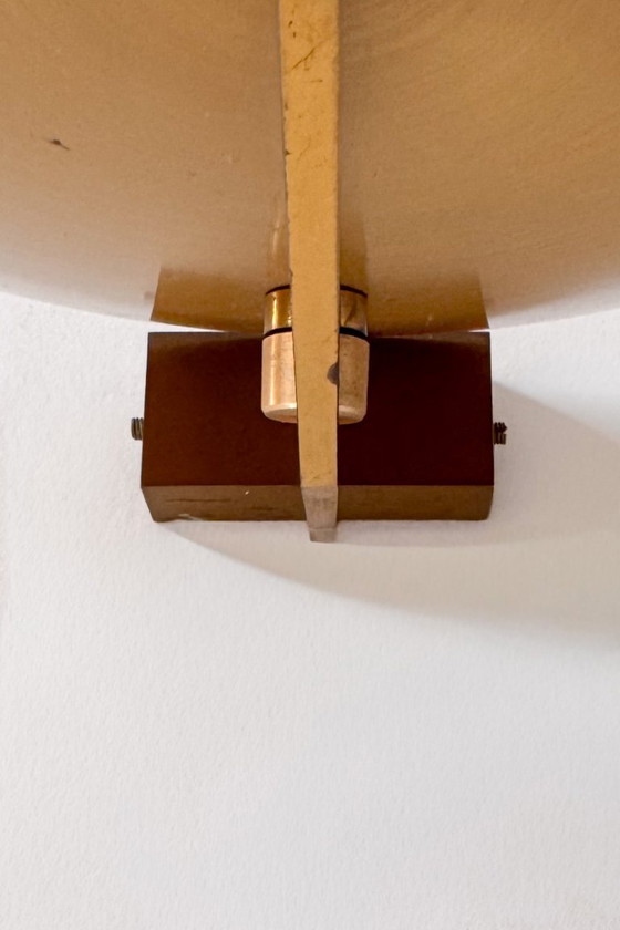 Pair of vintage brass Wall lights, France 1970., Gold (photo 4 of 7)
