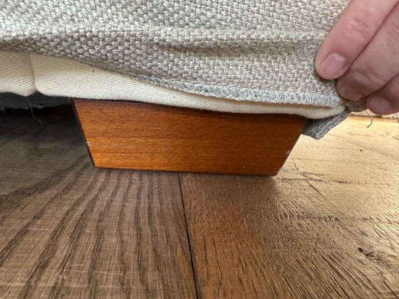 Image 1 of Linteloo; 4 persoons bank, love seat & hocker