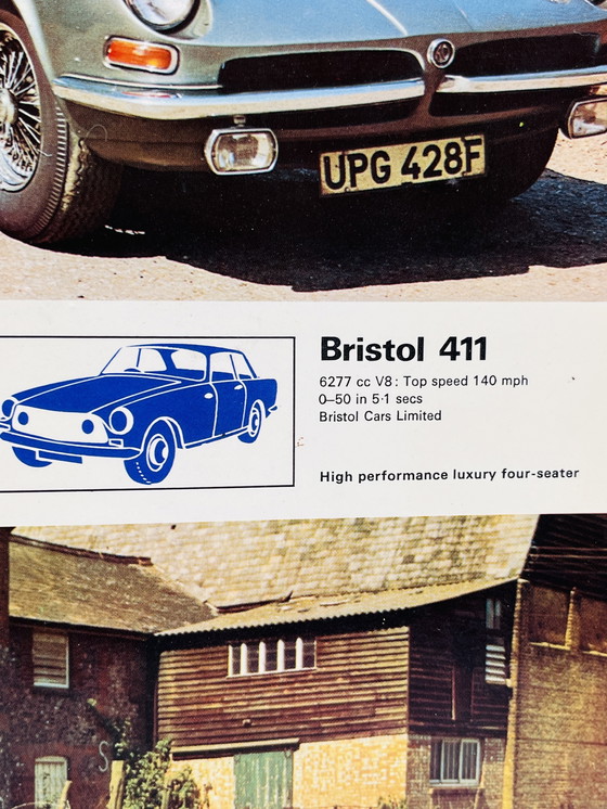 Image 1 of Cardboard photo of English cars