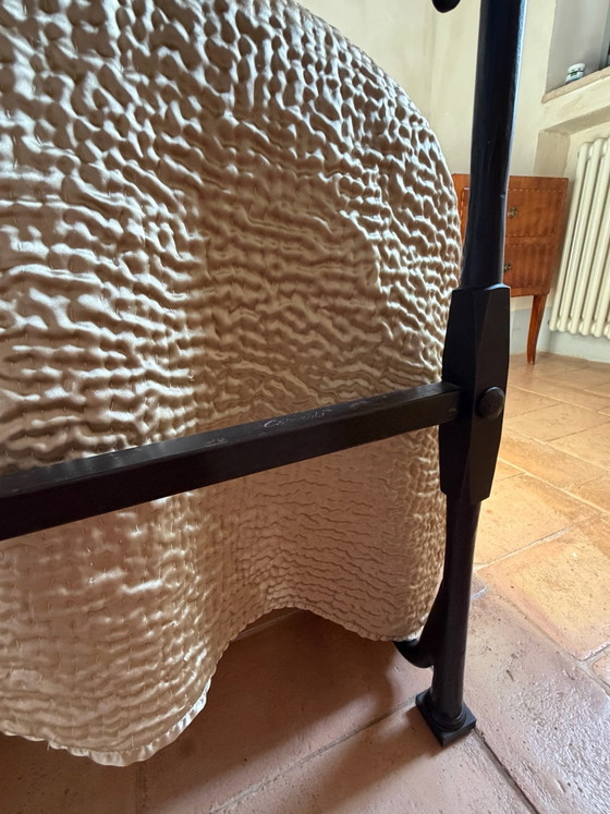 Letto matrimoniale Caporali Arco, Ferro Soffiato, con rete a doghe, Letti matrimoniali, Grigio (foto 11 di 15)