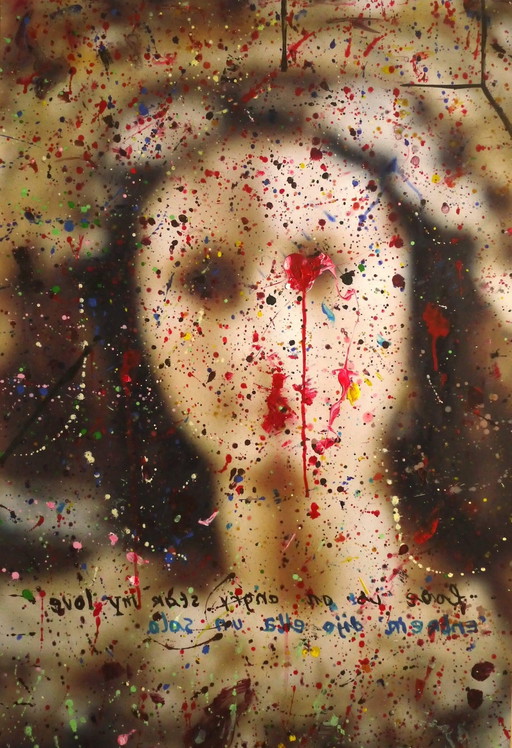RAMON GIELING - "Saints VI" - Pintura sobre foto